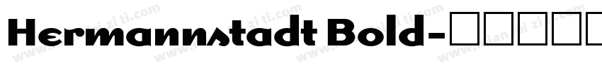 Hermannstadt Bold字体转换